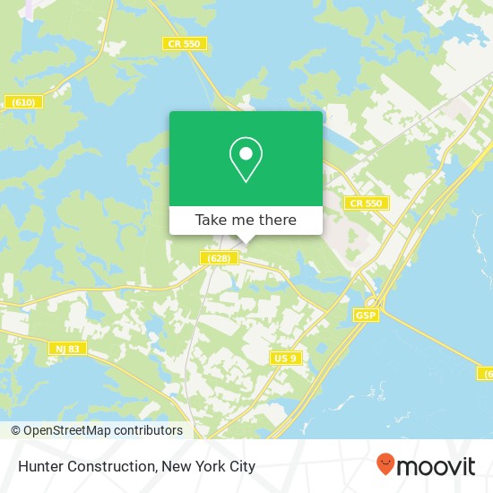 Mapa de Hunter Construction