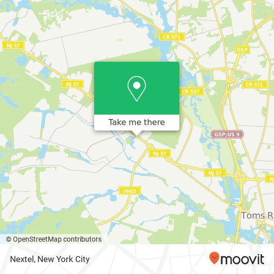 Nextel map