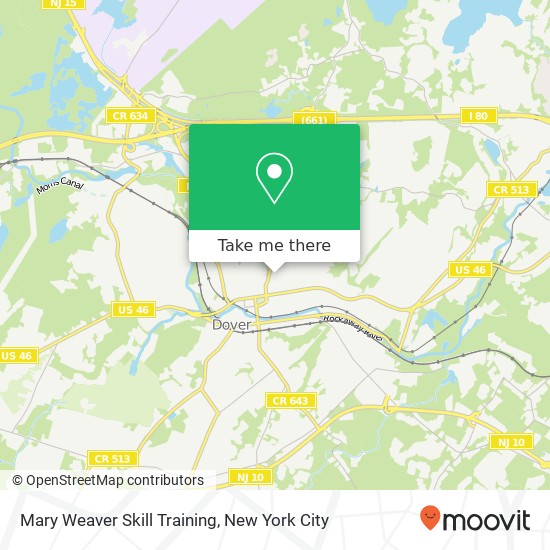 Mapa de Mary Weaver Skill Training