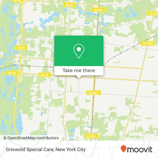 Griswold Special Care map