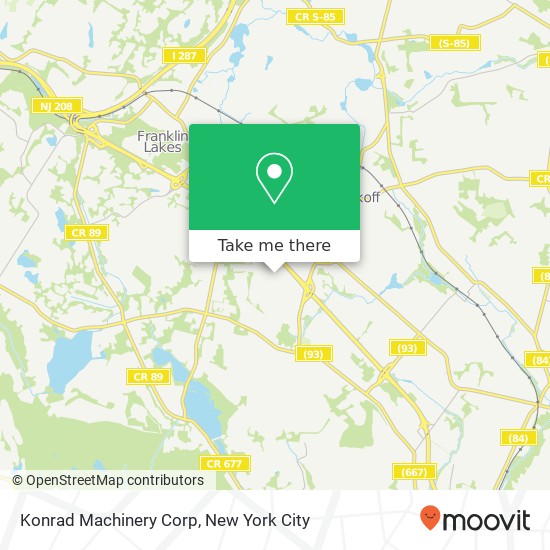 Mapa de Konrad Machinery Corp