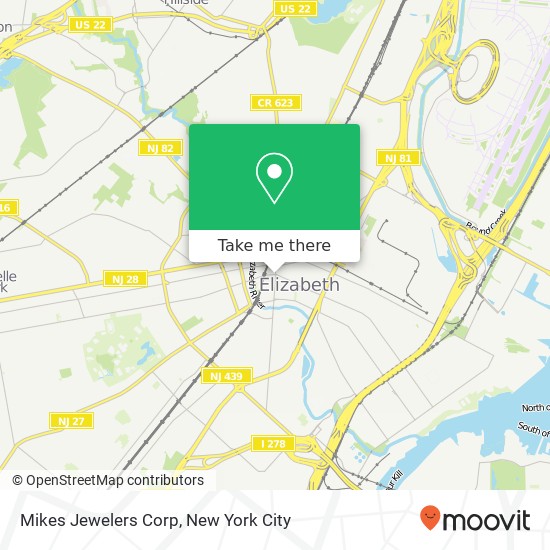 Mapa de Mikes Jewelers Corp