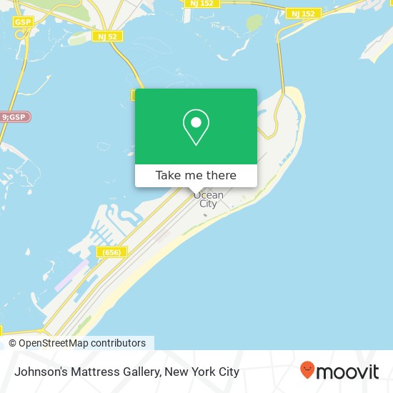 Johnson's Mattress Gallery map