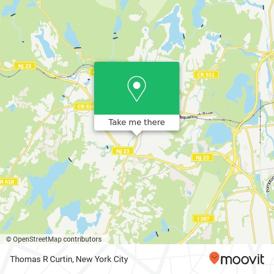 Mapa de Thomas R Curtin