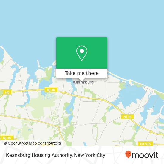 Mapa de Keansburg Housing Authority