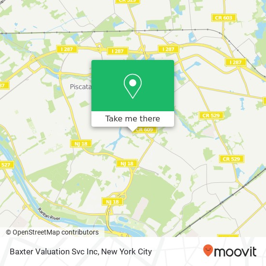Mapa de Baxter Valuation Svc Inc