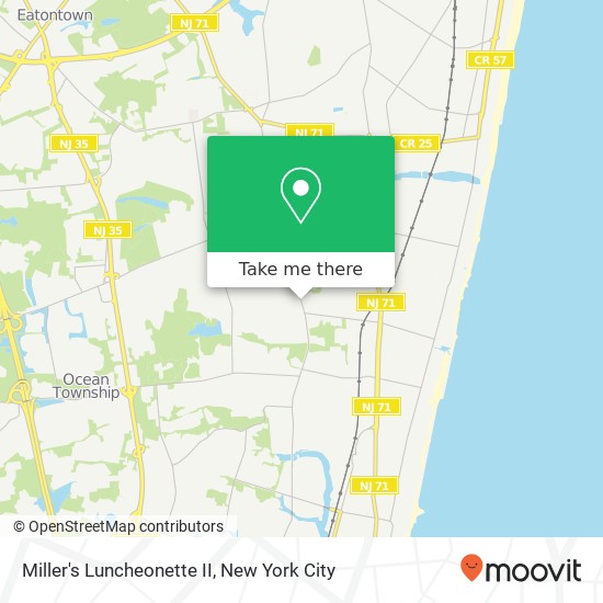 Mapa de Miller's Luncheonette II
