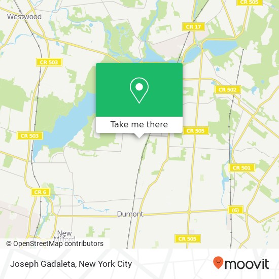 Joseph Gadaleta map
