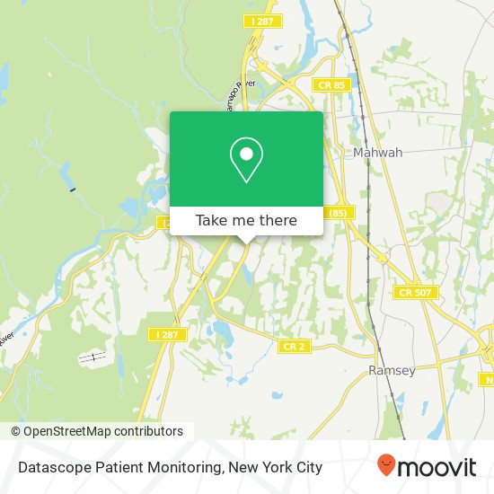 Datascope Patient Monitoring map