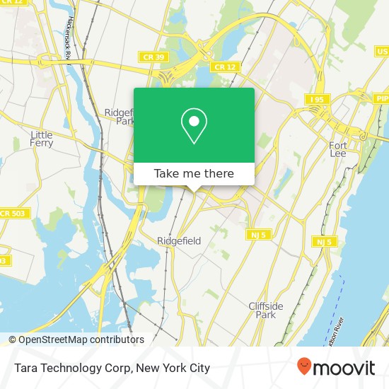 Mapa de Tara Technology Corp