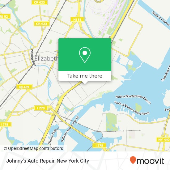 Johnny's Auto Repair map