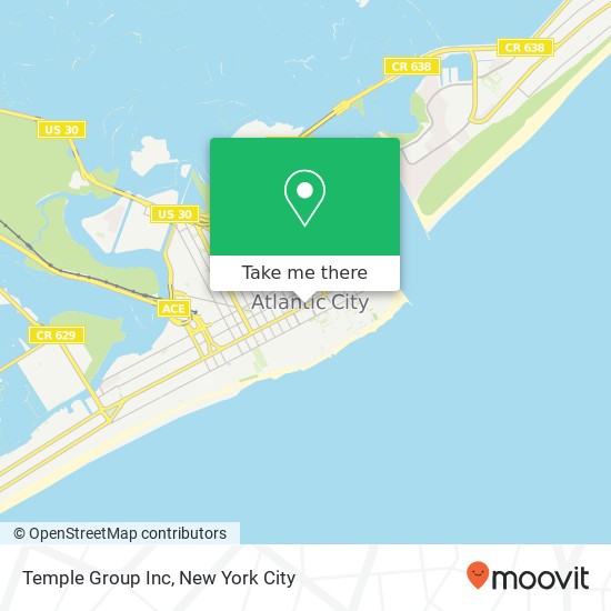 Mapa de Temple Group Inc