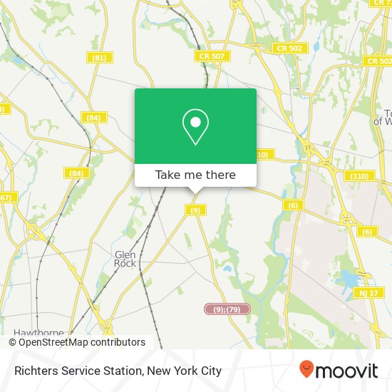 Mapa de Richters Service Station