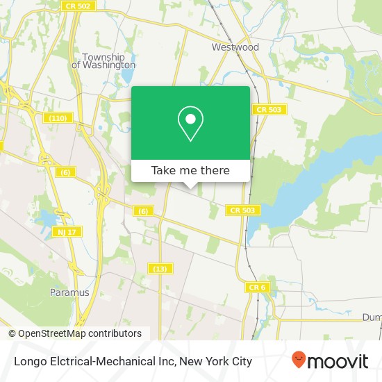 Mapa de Longo Elctrical-Mechanical Inc