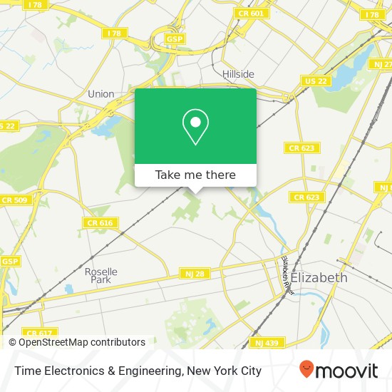 Time Electronics & Engineering map