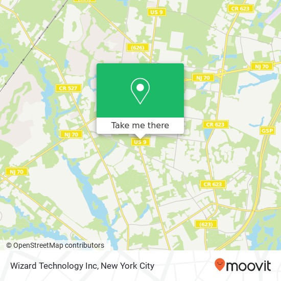 Mapa de Wizard Technology Inc