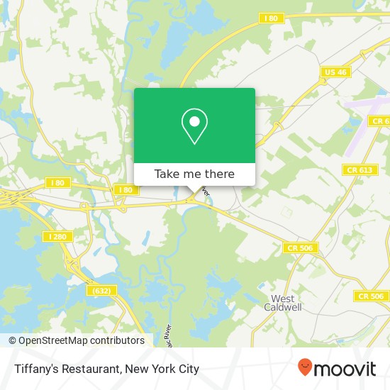 Tiffany's Restaurant map