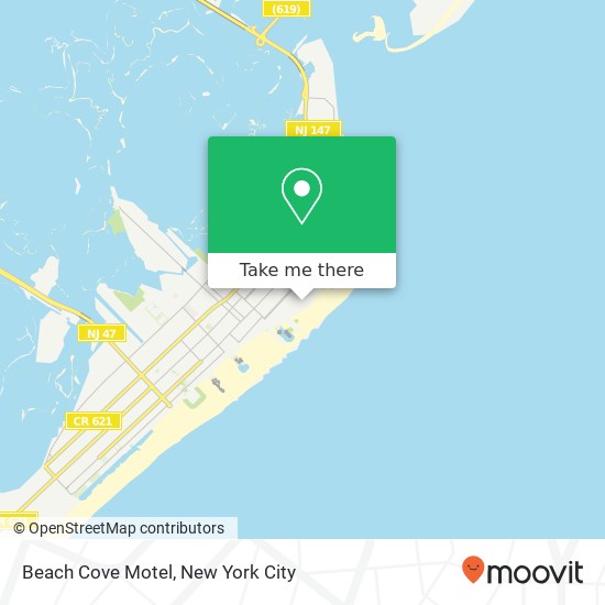 Mapa de Beach Cove Motel