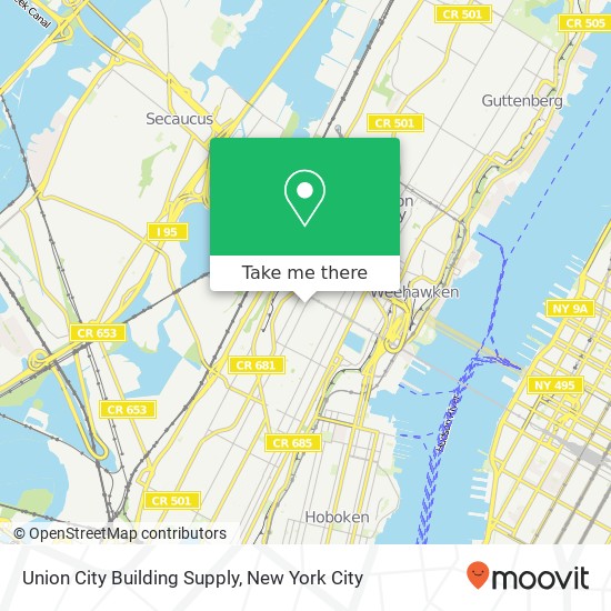 Union City Building Supply map