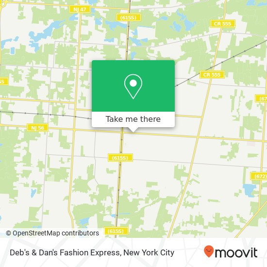 Mapa de Deb's & Dan's Fashion Express