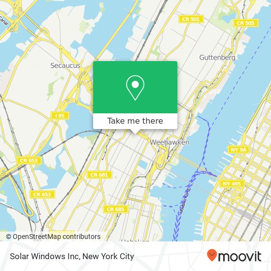 Mapa de Solar Windows Inc