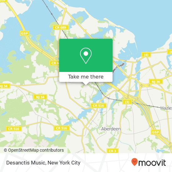 Desanctis Music map