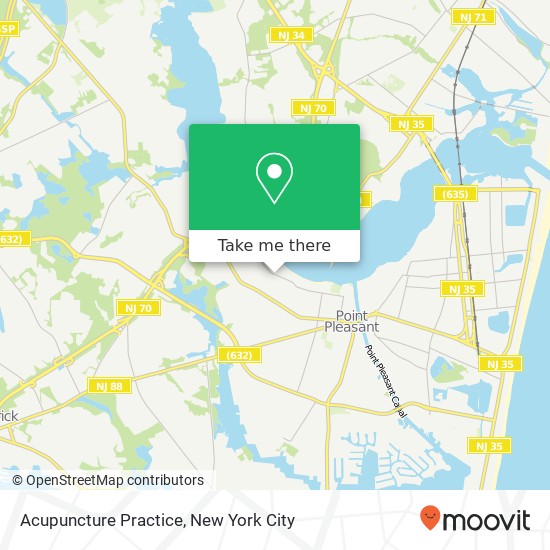 Acupuncture Practice map