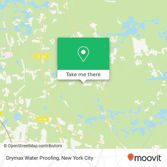 Mapa de Drymax Water Proofing