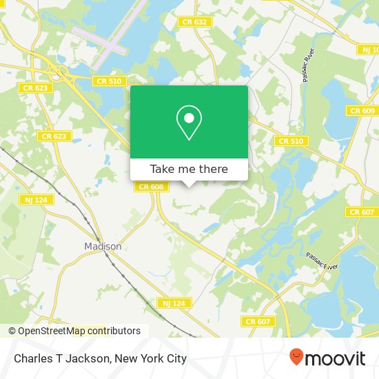 Charles T Jackson map