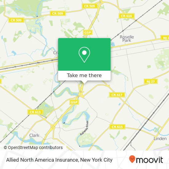 Allied North America Insurance map