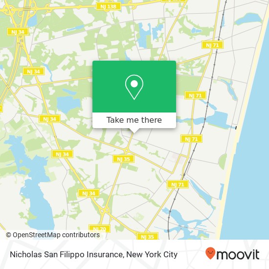 Nicholas San Filippo Insurance map