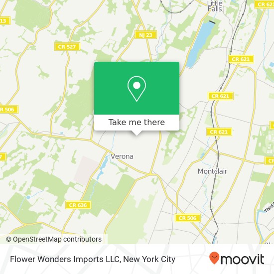 Flower Wonders Imports LLC map