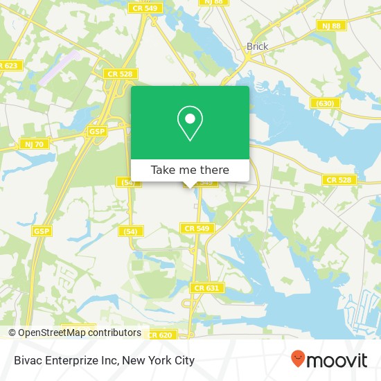 Bivac Enterprize Inc map