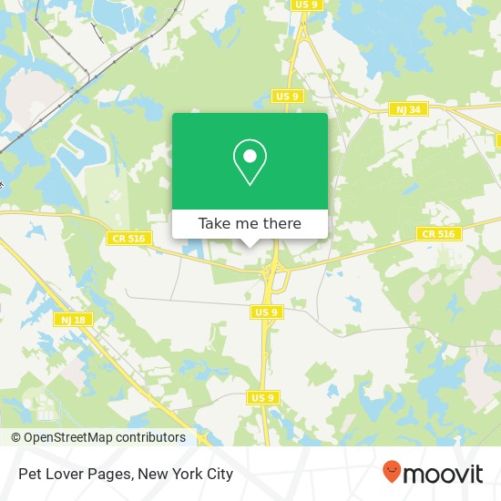 Pet Lover Pages map