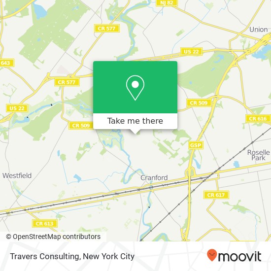 Mapa de Travers Consulting