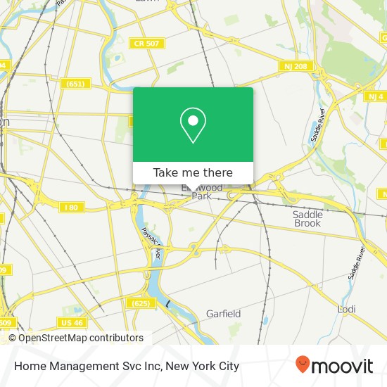 Home Management Svc Inc map