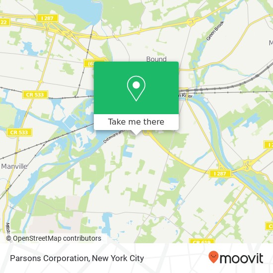 Parsons Corporation map