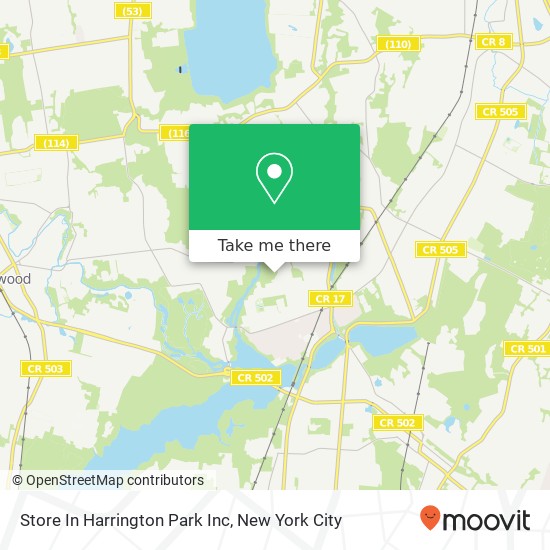 Store In Harrington Park Inc map