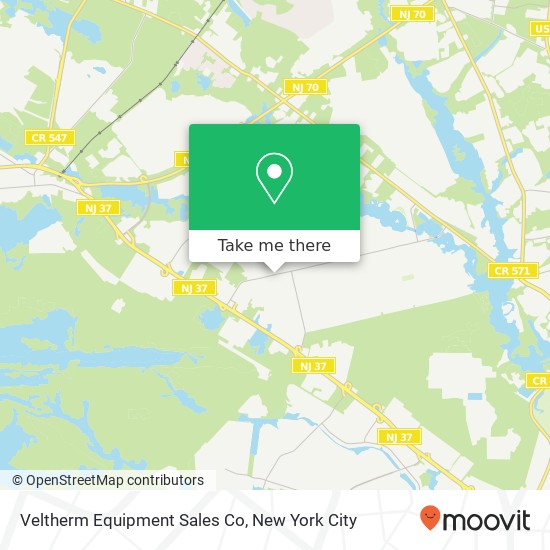 Veltherm Equipment Sales Co map