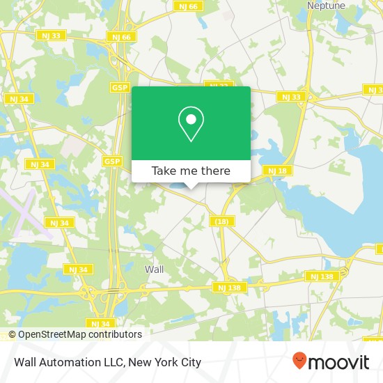 Wall Automation LLC map