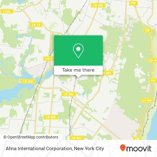 Ahna International Corporation map