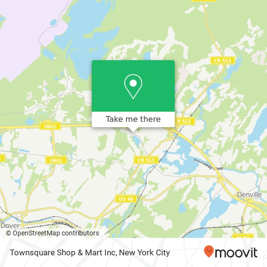 Mapa de Townsquare Shop & Mart Inc