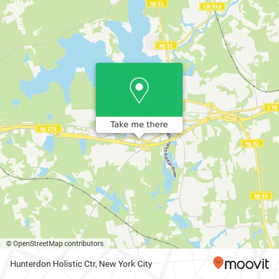 Hunterdon Holistic Ctr map