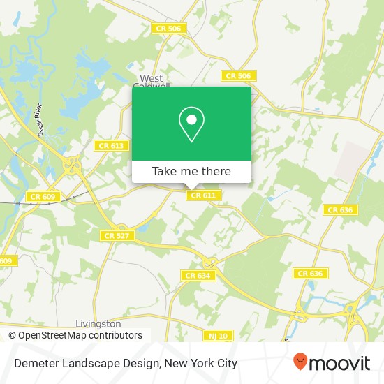 Demeter Landscape Design map