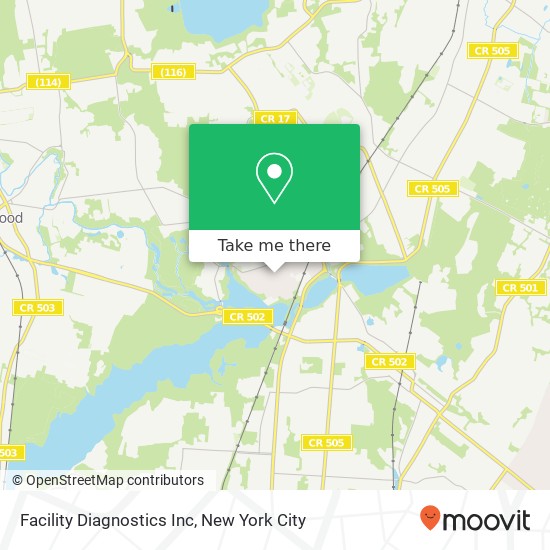 Mapa de Facility Diagnostics Inc