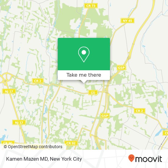 Kamen Mazen MD map