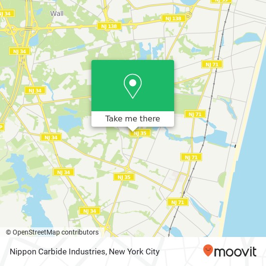 Nippon Carbide Industries map