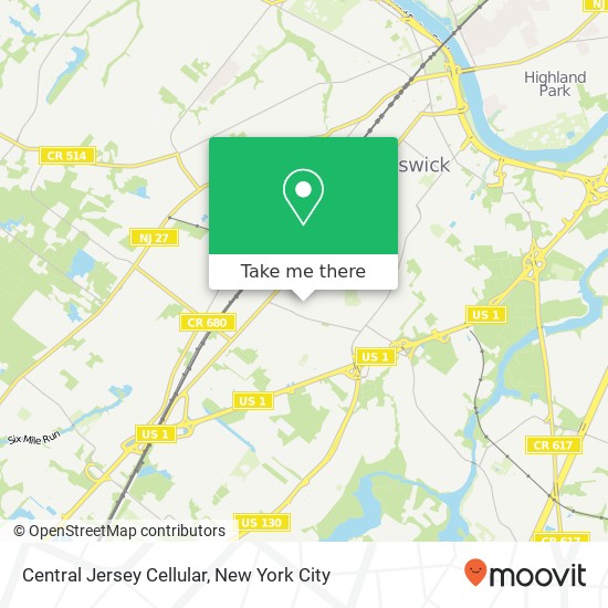 Central Jersey Cellular map