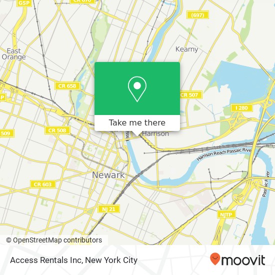 Access Rentals Inc map