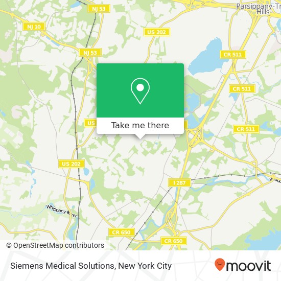 Mapa de Siemens Medical Solutions